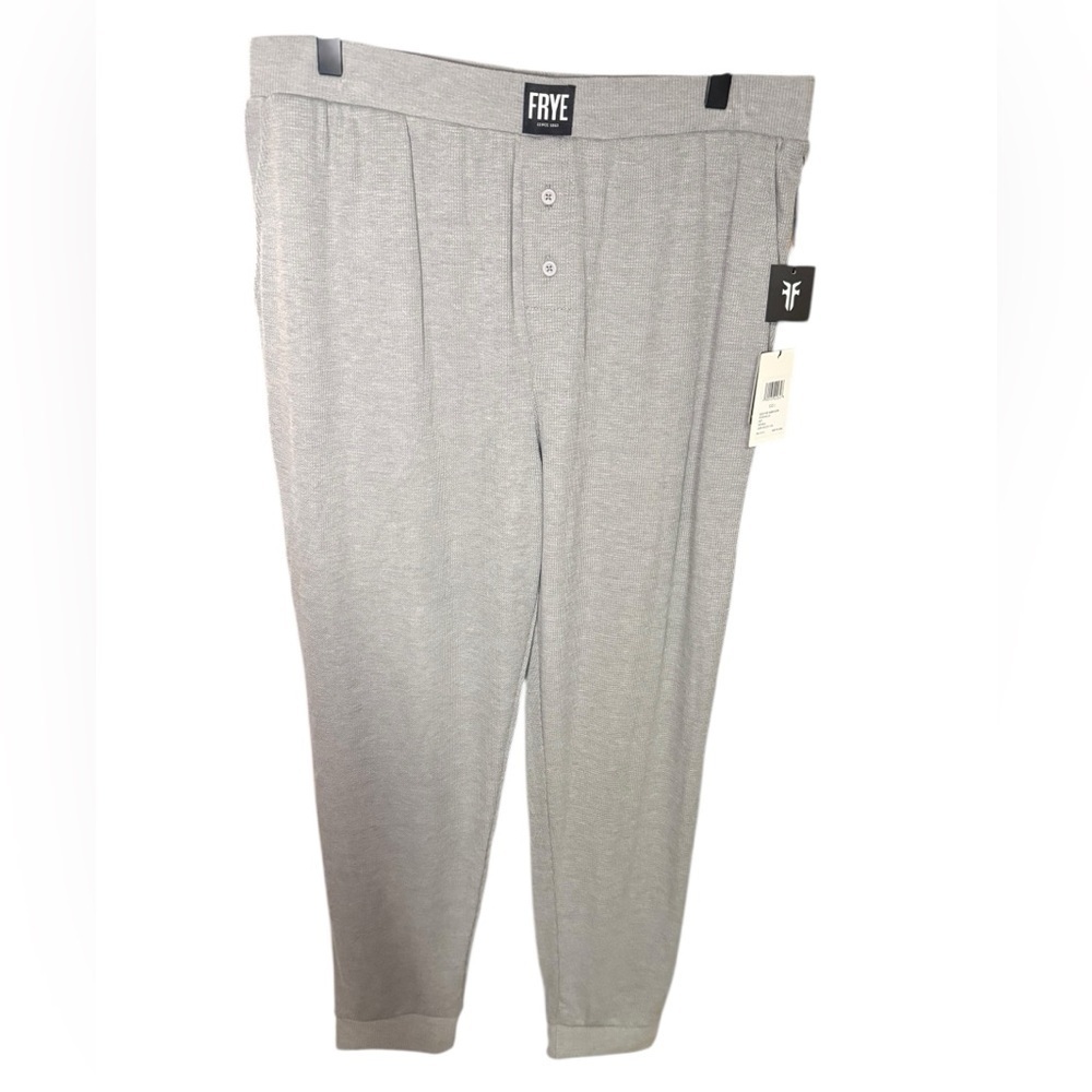 New Large Frye Bamboo Men's Gift Jogger Gray Loungewear Comfort Winter